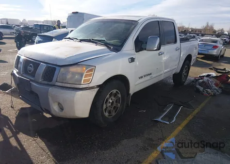 2006 Nissan Titan Le z USA, uszkodzony, nr VIN 1N6AA07B46N506514